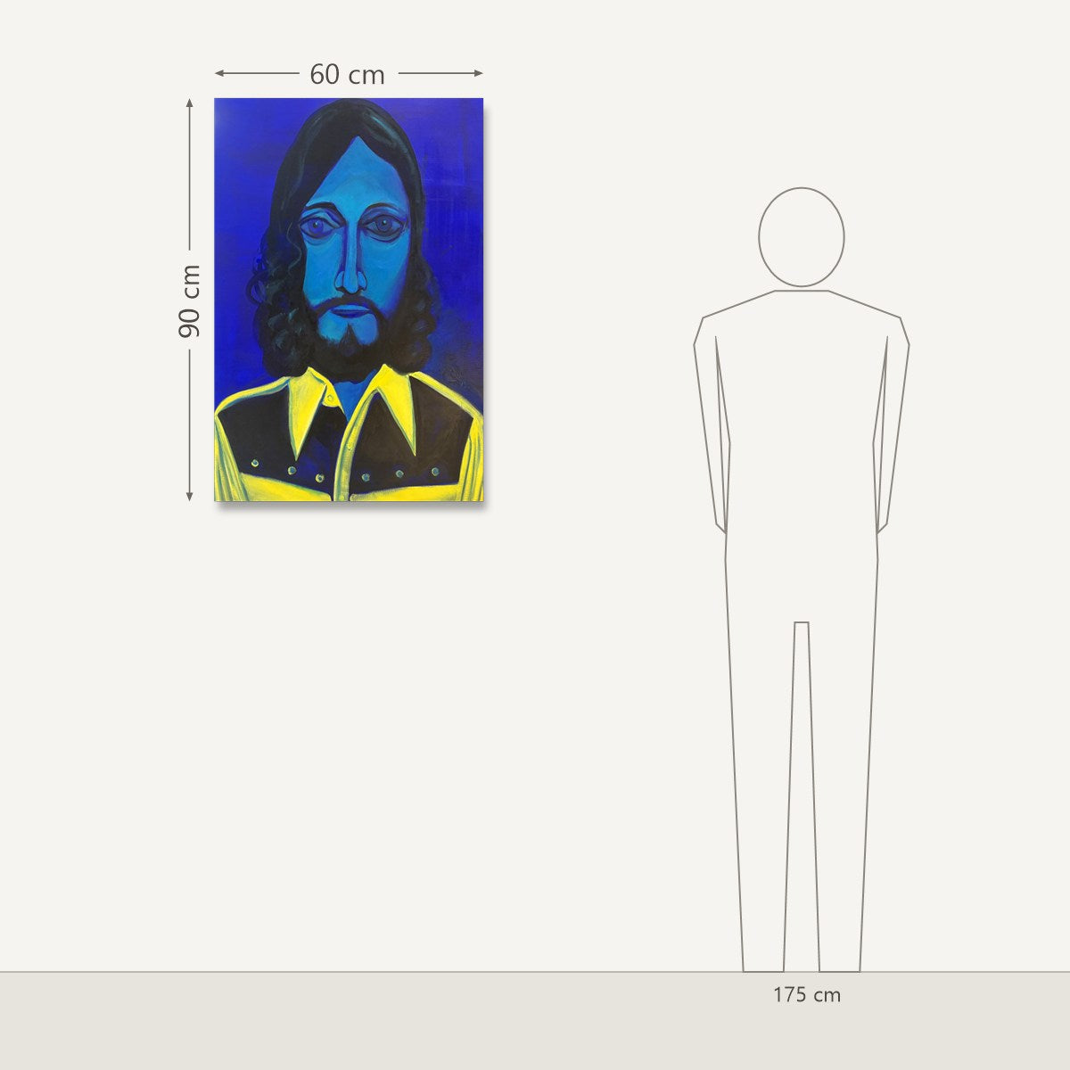 Linas Cicėnas-CICA – Vincent Gallo: dydis šalia 175 cm žmogaus