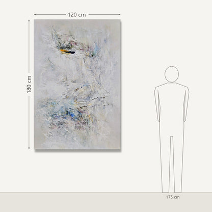 Vytenis Lingys – Rain That Embraced the Mountains: dydis šalia 175 cm žmogaus