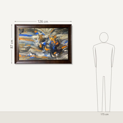 Adomas Galdikas – Abstraction: dydis šalia 175 cm žmogaus
