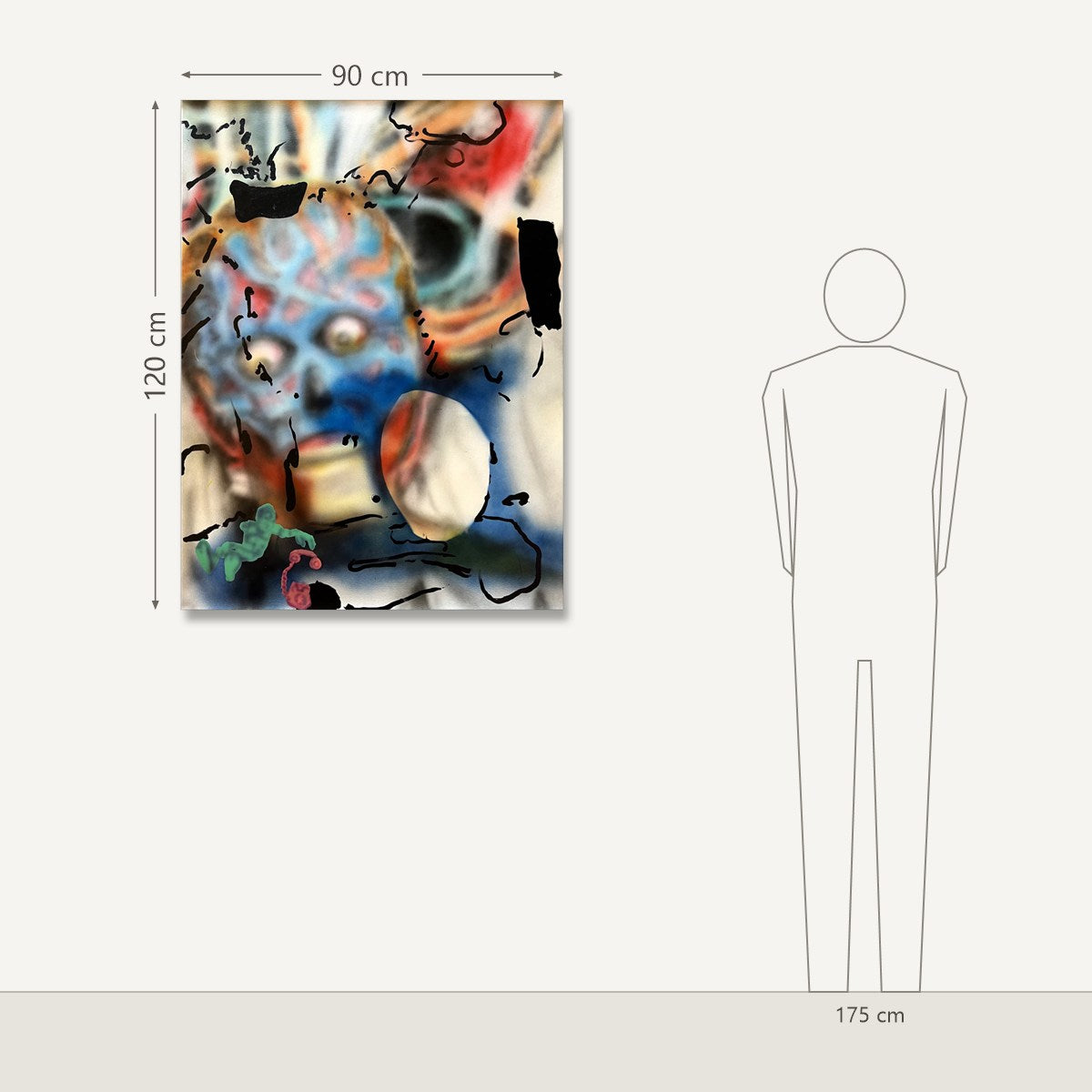 Antwan Horfee – Ebay John Collage: dydis šalia 175 cm žmogaus