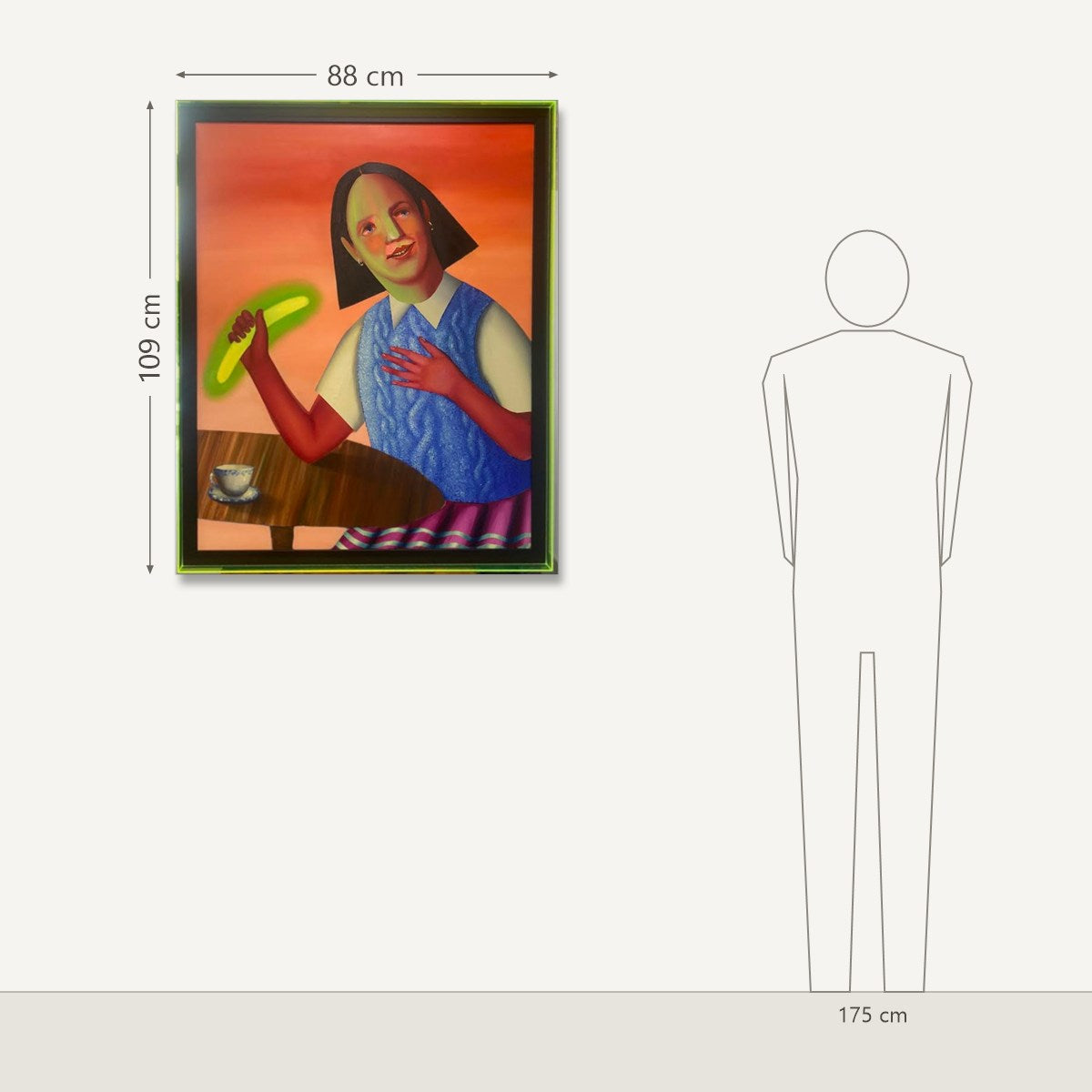 Ivana De Vivanco – Holy Isabella: dydis šalia 175 cm žmogaus