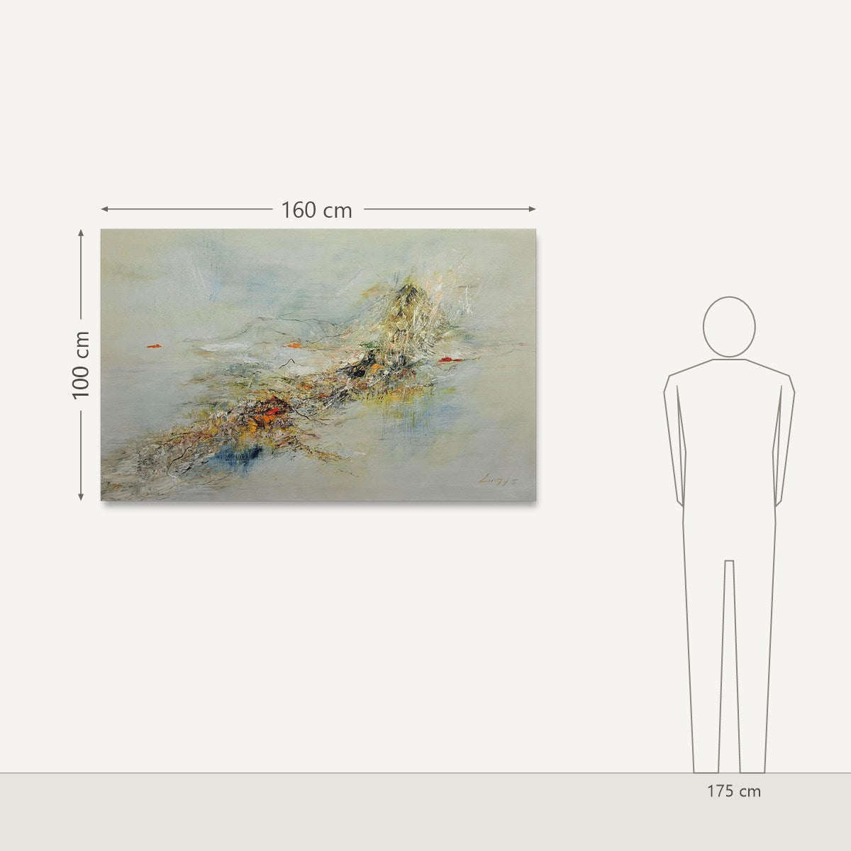 Vytenis Lingys – Distant Islands: dydis šalia 175 cm žmogaus