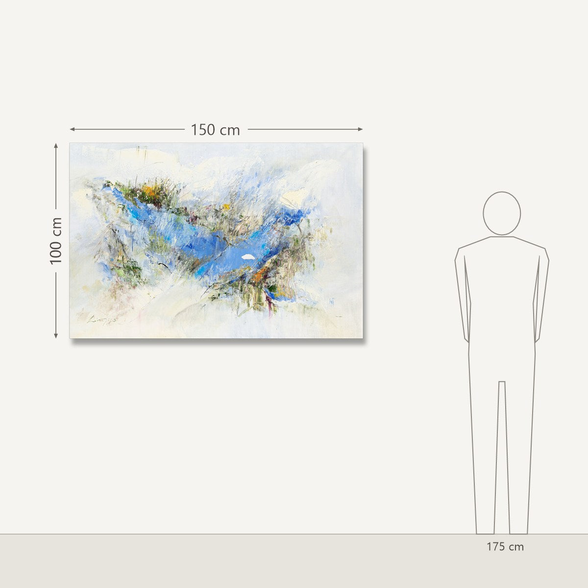 Vytenis Lingys – A little white cloud: dydis šalia 175 cm žmogaus