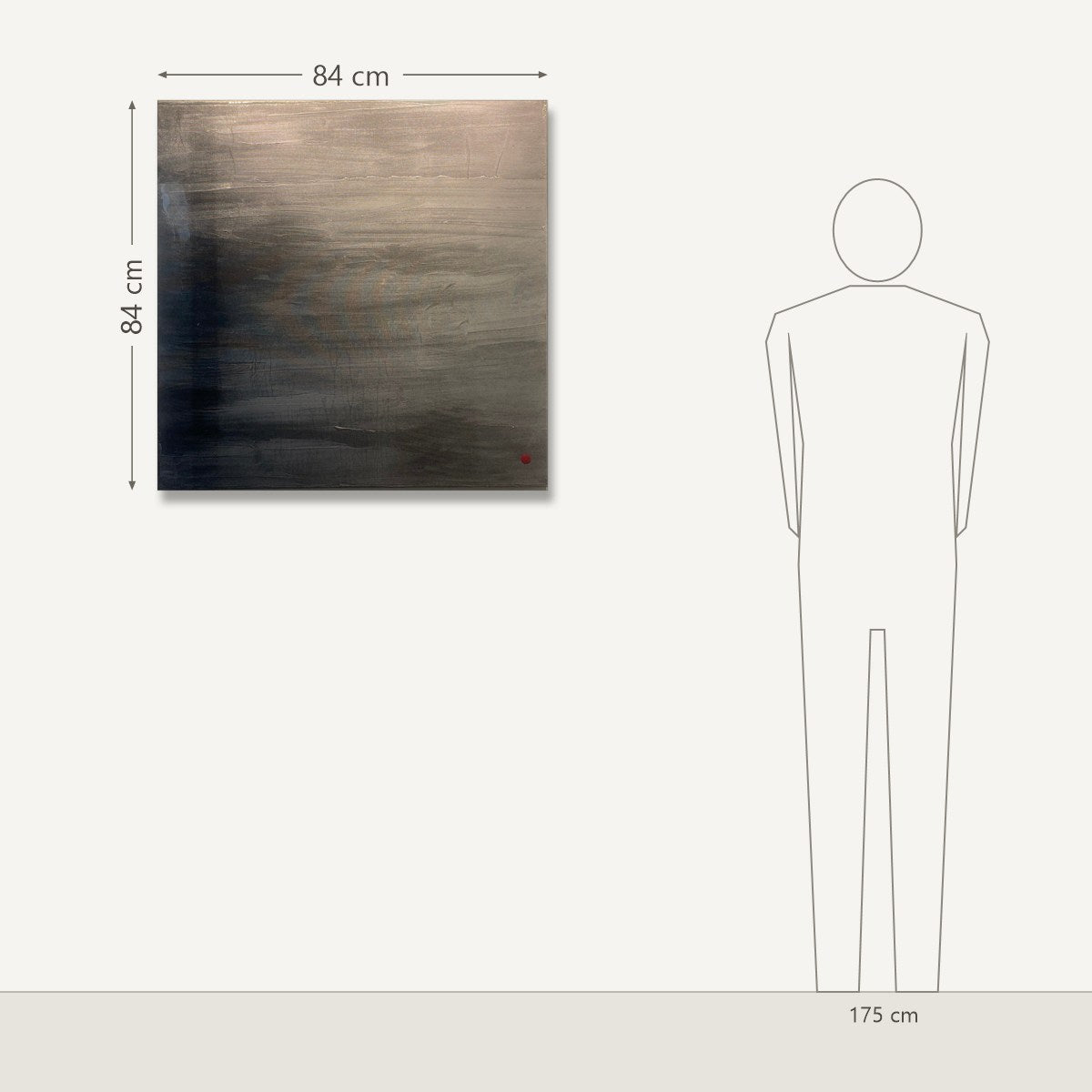 Martynas Gediminas – The Truth 9 (From the “Flowers” Series): dydis šalia 175 cm žmogaus