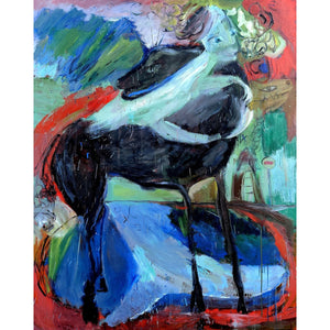 Adelė Liepa Kaunaitė | Nakties undinė, 2023 | Drobė, aliejus, 125x100