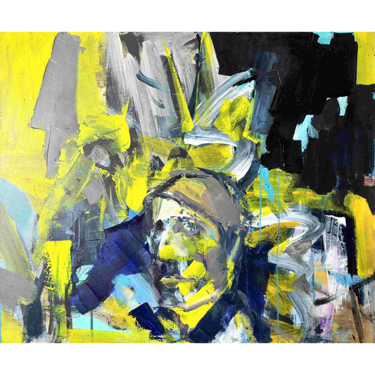 Vytautas Dubauskas | Drum & Bass, 2023 | Akrilas, drobė, 75x90
