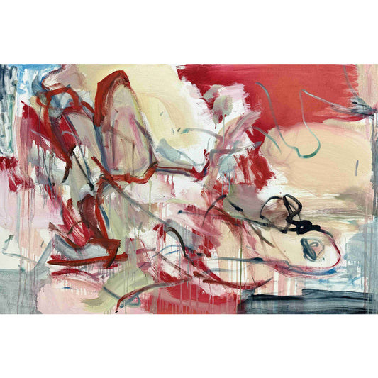 Vytautas Dubauskas | Gulinti figūra, 2026 | Drobė, aliejus, 80x120