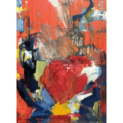 Vytautas Dubauskas | Širdis ant stalo, 2026 | Drobė, aliejus, 80x60