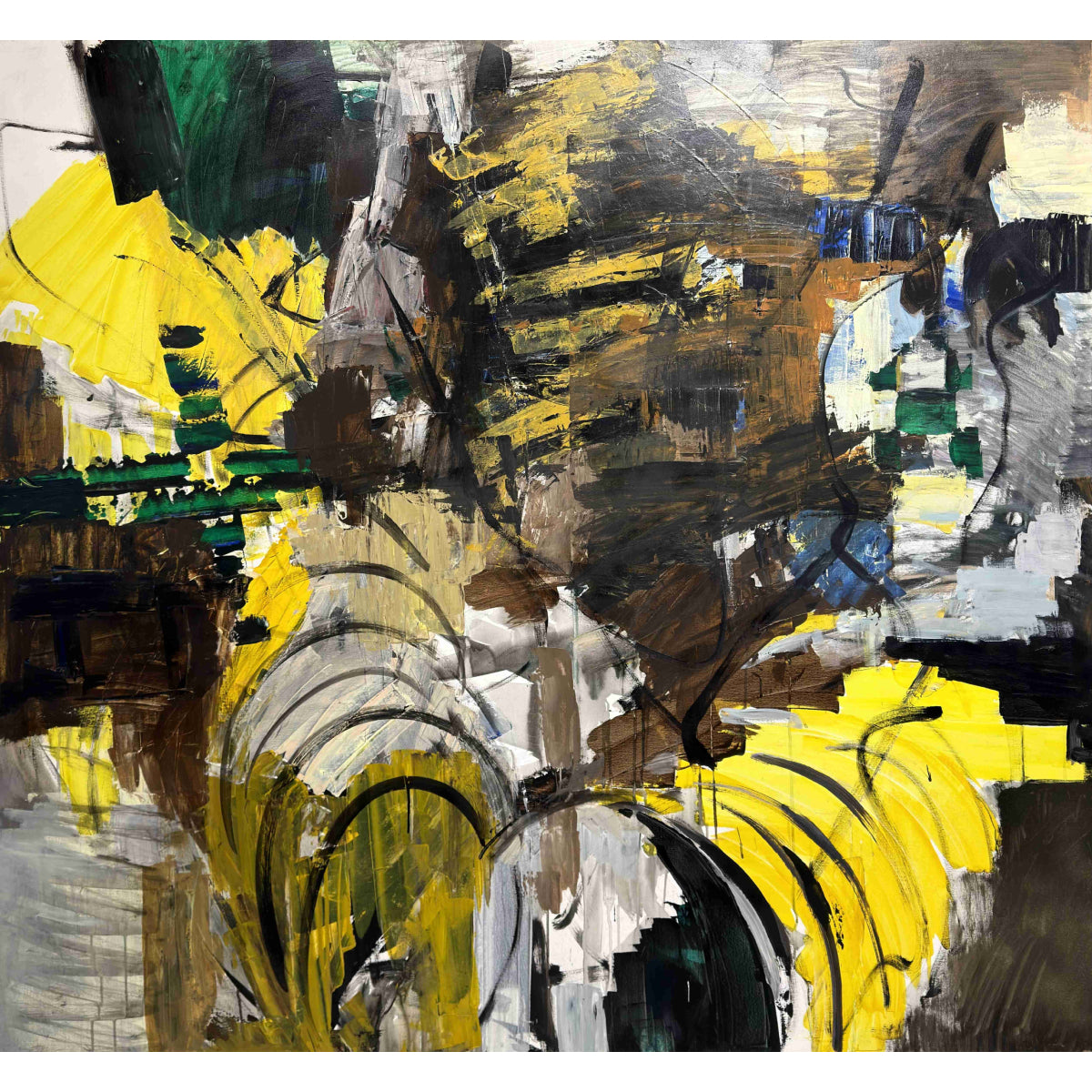 Vytautas Dubauskas | Sprogusi žarnelė, 2012 | Drobė, akrilas, 163x175