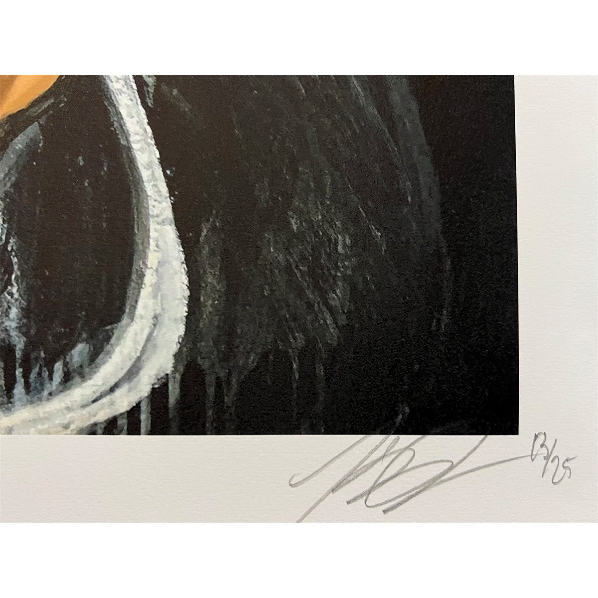 Khari Turner – Red Tides Moon Glow: signature and edition number 13/25