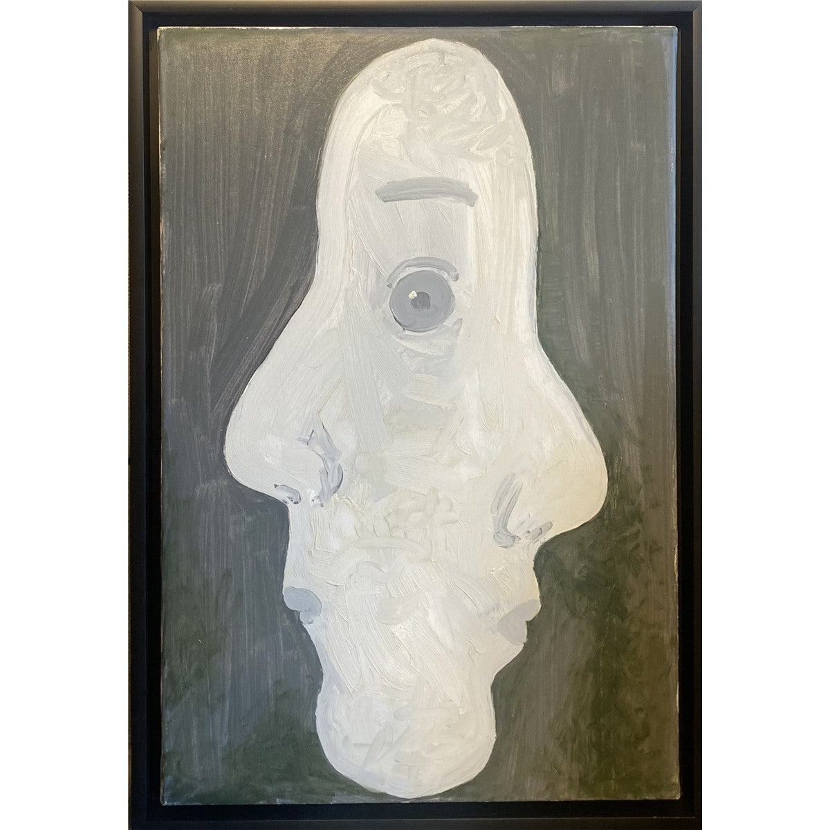 Stasys Eidrigevičius, Lustro (Mirror), 2008, oil on canvas, 60x40