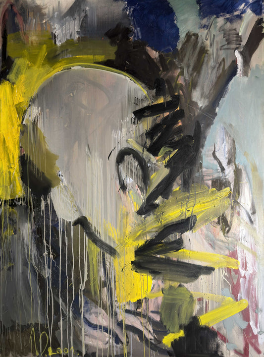 Vytautas Dubauskas | Galva, 2001 | Drobė, aliejus, 198x145