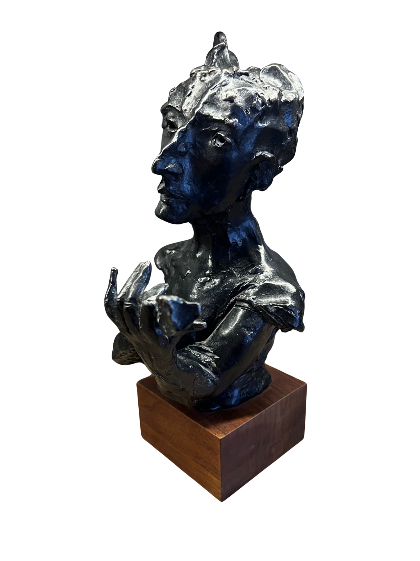 David Aronson | The Violinist | Bronze, 27x19.5x17.5