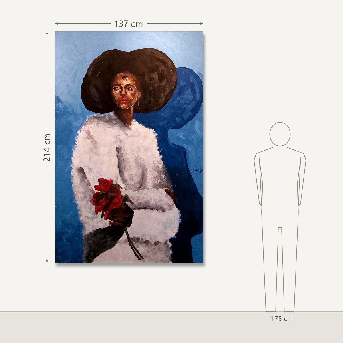Samuel Sowatey – My World: dydis šalia 175 cm žmogaus