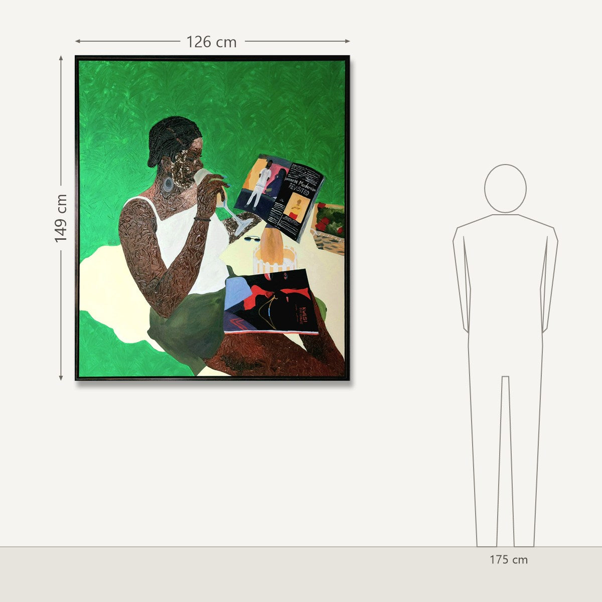 Oscar Quarshie Nelson – Queen: dydis šalia 175 cm žmogaus