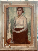 Load image into Gallery viewer, Pranas Domšaitis&lt;br&gt;Odaliska, ~1924&lt;br&gt;Aliejus, drobė, 63x89 (83x109)