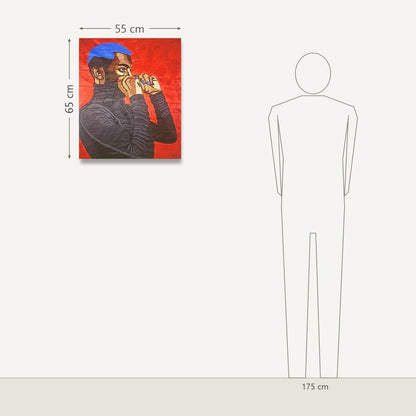 Daniel Gyekyi Gyan – Turtle Neck II: dydis šalia 175 cm žmogaus