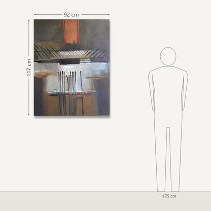 Saulė Kisarauskienė – Intersections: dydis šalia 175 cm žmogaus