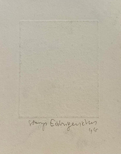 Stasys Eidrigevičius | Ekslibrisas W.J. Götz, 1980 | Ofortas, akvatinta, 7,6x6,2 (23x18)