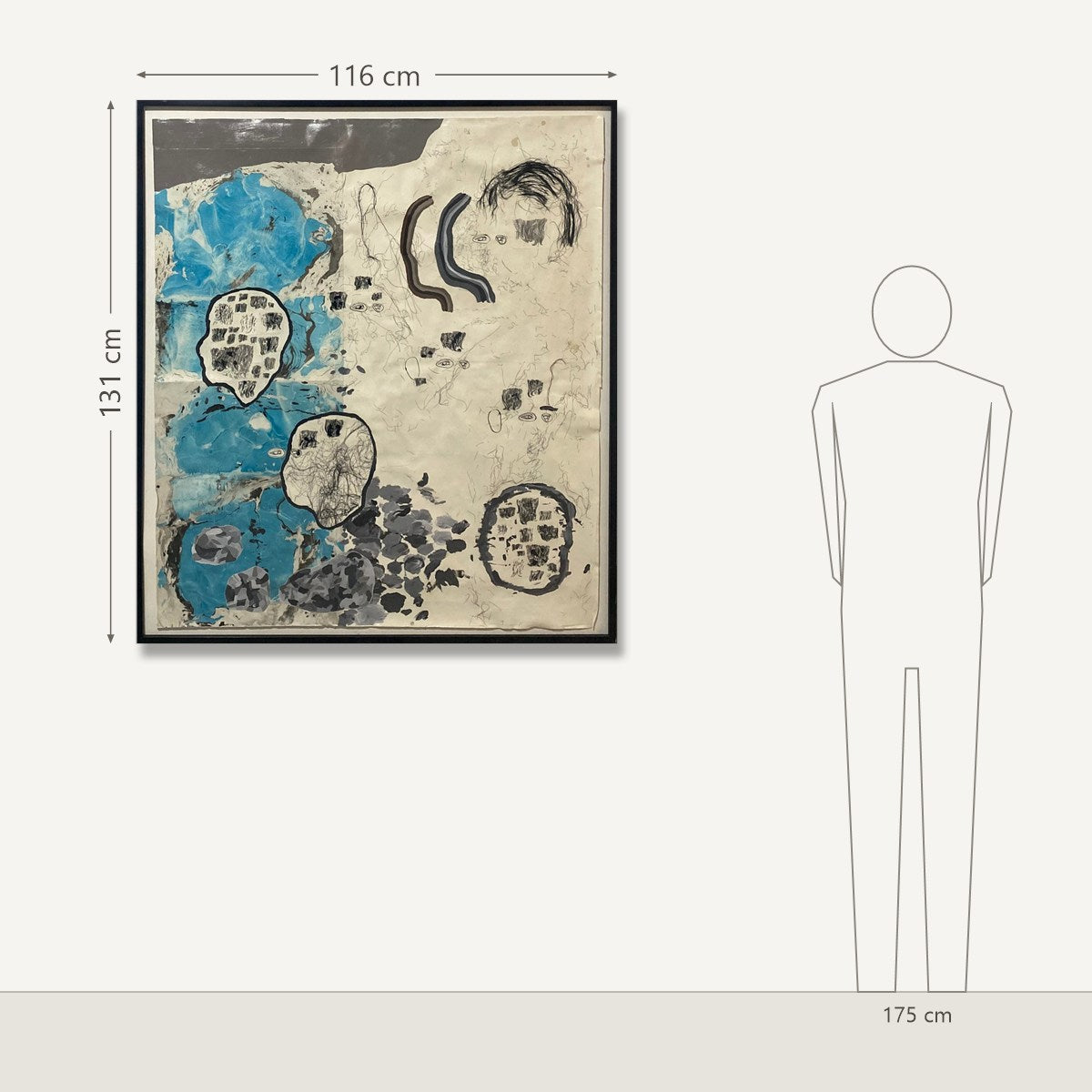 Carter – Untit. (2006 #53): dydis šalia 175 cm žmogaus