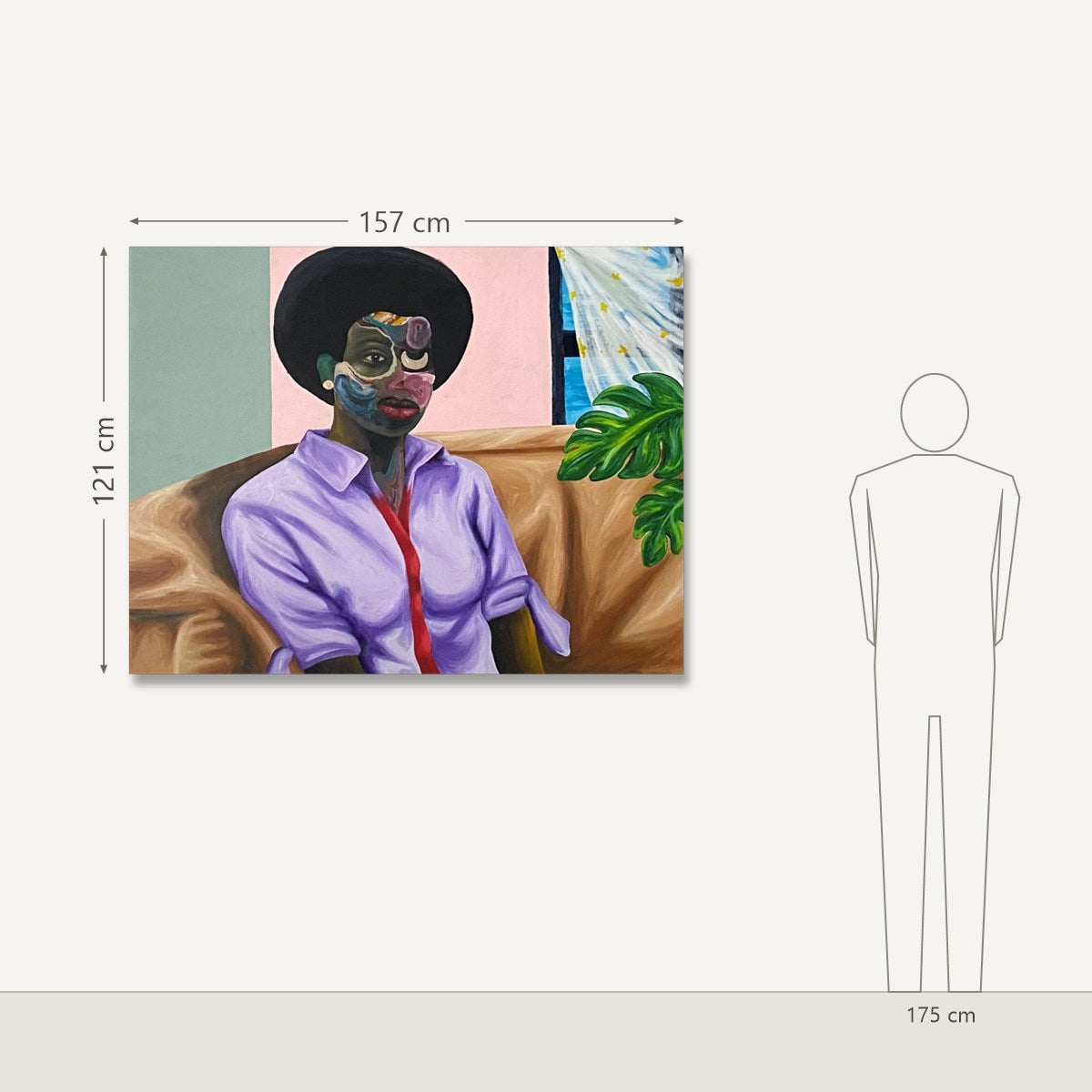 PABI DANIEL – Sitting: dydis šalia 175 cm žmogaus
