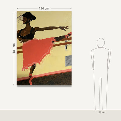 Oscar Quarshie Nelson – True Self: dydis šalia 175 cm žmogaus