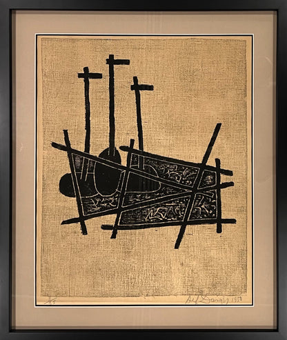 Alfonsas Dargis | Untitled, 1950 | Woodcut, 9/35, 51x40 (62x48)