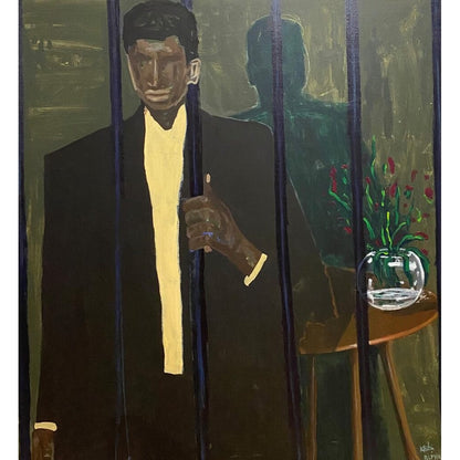 ALPHA ODH (Kenya) | Mind Maze, 2023 |  Acrylic, canvas, 140x130