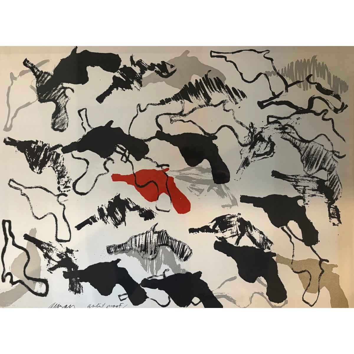 Arman (France / USA) | Boom-Boom, 1966 | Screenprint in colors, paper, 42x54 (53x66)