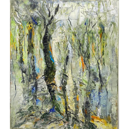 Vytenis Lingys | Šaknys, 2020 | Drobė, aliejus, 65x54 (69x58)