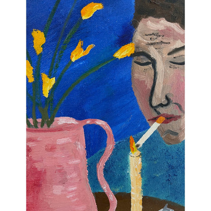 Theo Bardsley | The Fishgutters Take Home (liet. Žuvų dorotojai grįžta namo), 2026 | Drobė, aliejus, 51x41