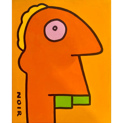 Thierry Noir (France) | My friends tell me that my elegant style is a pleasure to behold, 2025 | Acrylic on canvas, 30x24