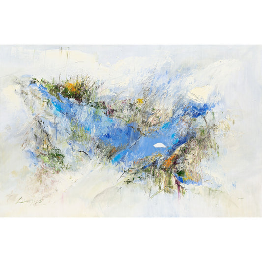 Vytenis Lingys | A little white cloud, 2022 | Oil on canvas, 100x150