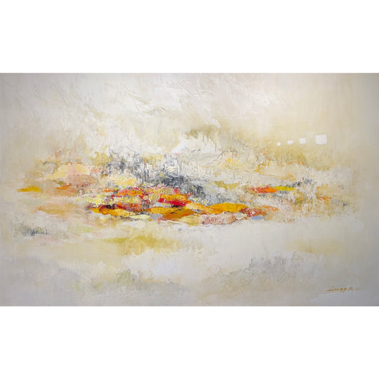 Vytenis Lingys | Vidurdienis languose, 2024/25 | Drobė, aliejus, 90x140