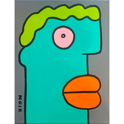 Thierry Noir (France) | I think back on what I did yesterday, and it is so beautiful, 2025 | Acrylic on canvas, 30x24