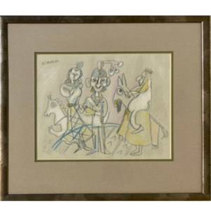 Rimas Bičiūnas | Untitled, 1999 | Pencil on paper, 24x31 (42.5x49)