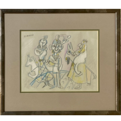 Rimas Bičiūnas | Untitled, 1999 | Pencil on paper, 24x31 (42.5x49)