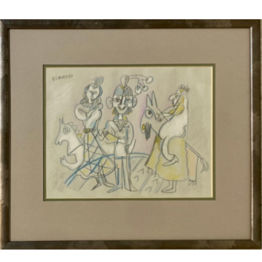 Rimas Bičiūnas | Untitled, 1999 | Pencil on paper, 24x31 (42.5x49)