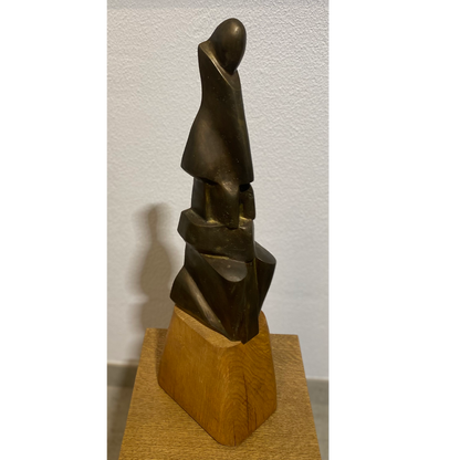 Vaclovas Krutinis | Aspiration, 2007 | Bronze, wood, H:62
