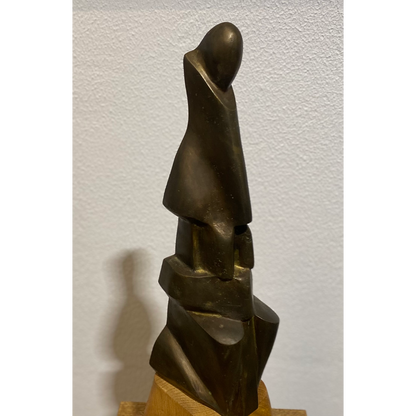 Vaclovas Krutinis | Aspiration, 2007 | Bronze, wood, H:62
