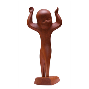 Vaclovas Krutinis | Child, 1998 | Mahogany, 52x34x20