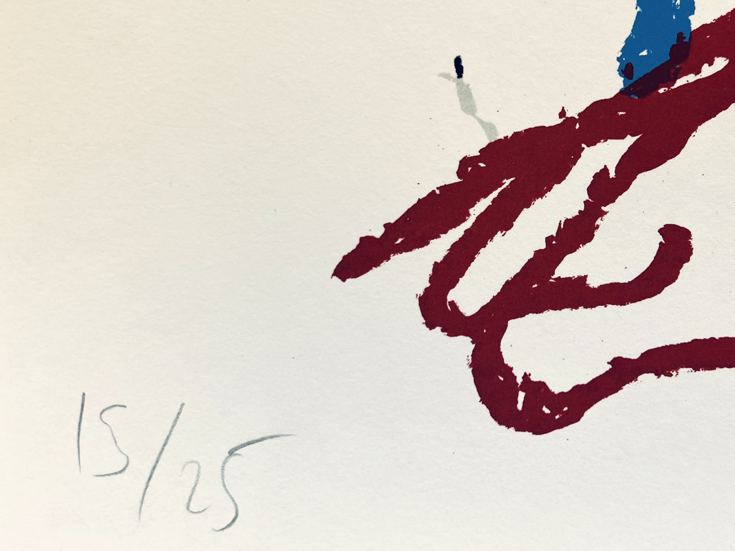 Cristina de Miguel | Two Figures in the Wind, 2022 | Spalvota šilkografija, aliejinė pastelė, popierius, 101,5x76