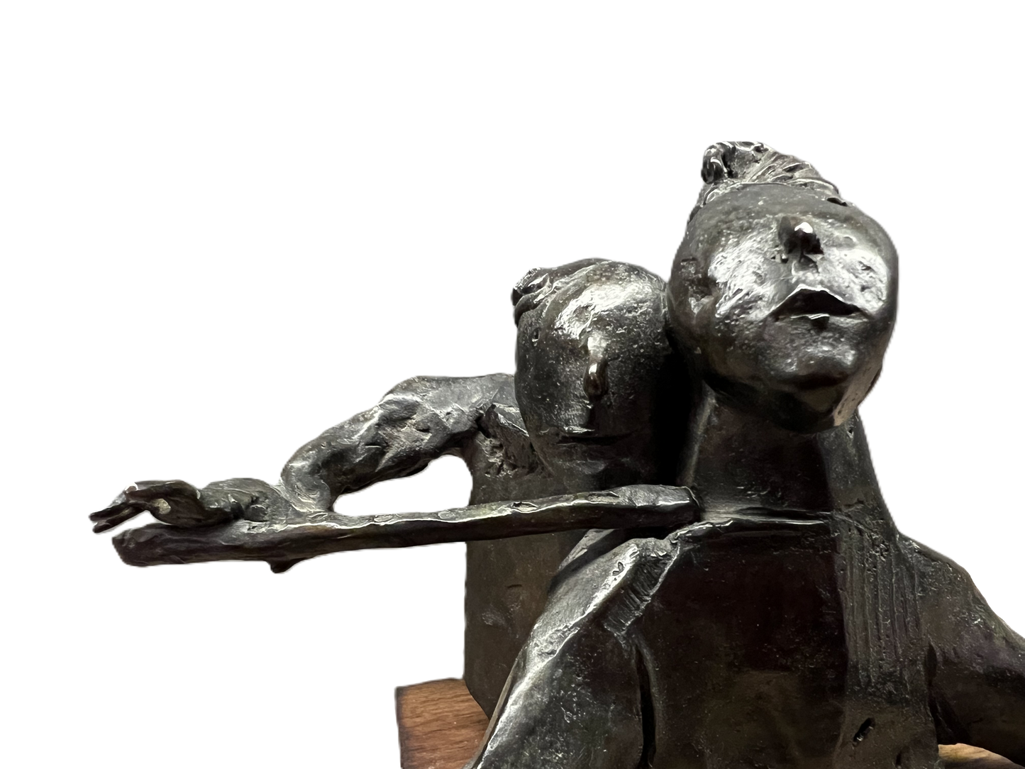 David Aronson | Two Musicians | Bronze, 3/100, 17x14.5x14.5