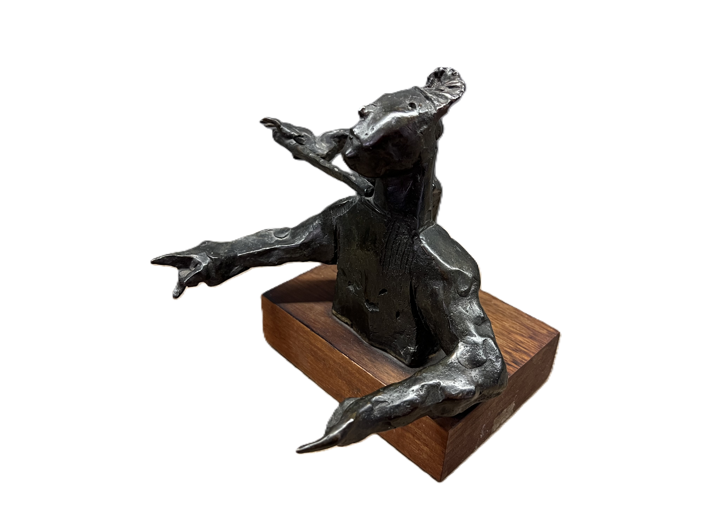 David Aronson | Two Musicians | Bronze, 3/100, 17x14.5x14.5