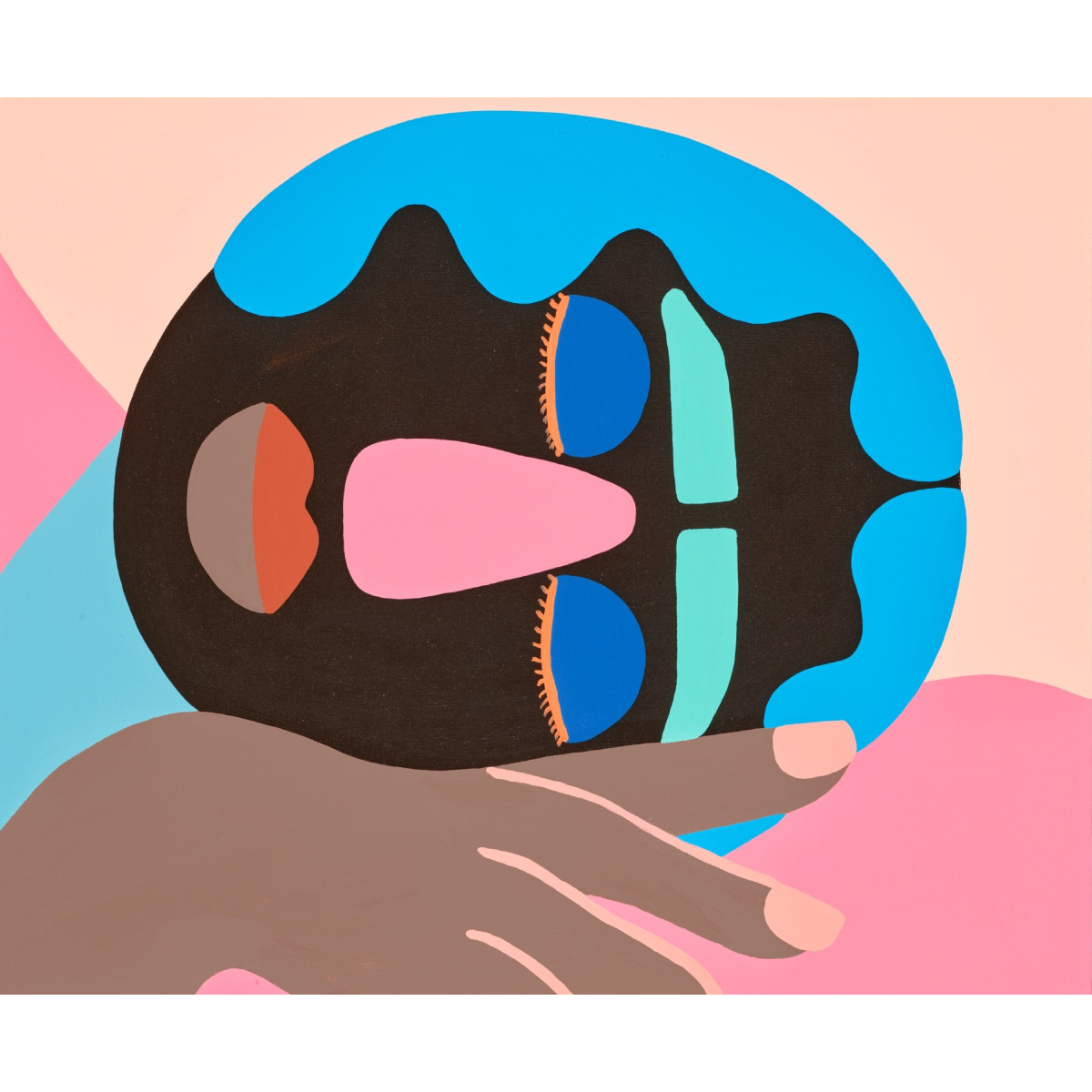 Deborah Segun (nigerija) | There’s Always Time For Rest, 2021 | Drobė, akrilas, 51x61