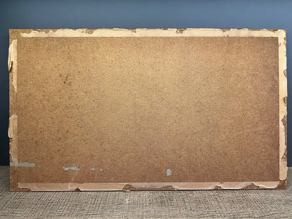 Eva Kubbos | Over the Rocks, 1964 |  Mixed media on board, 28.7x49.5 (35x56)