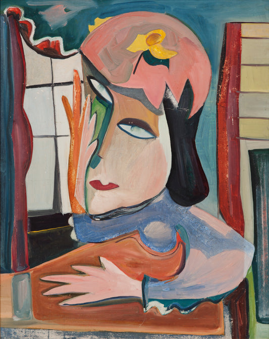 Jurgis Mikševičius | Gay, 1960 | Aliejus ant plokštės, 79x59