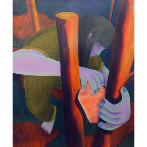 Genevieve Cohn | Untitled, 2020 | Drobė, akrilas, 61x51 (65x55)