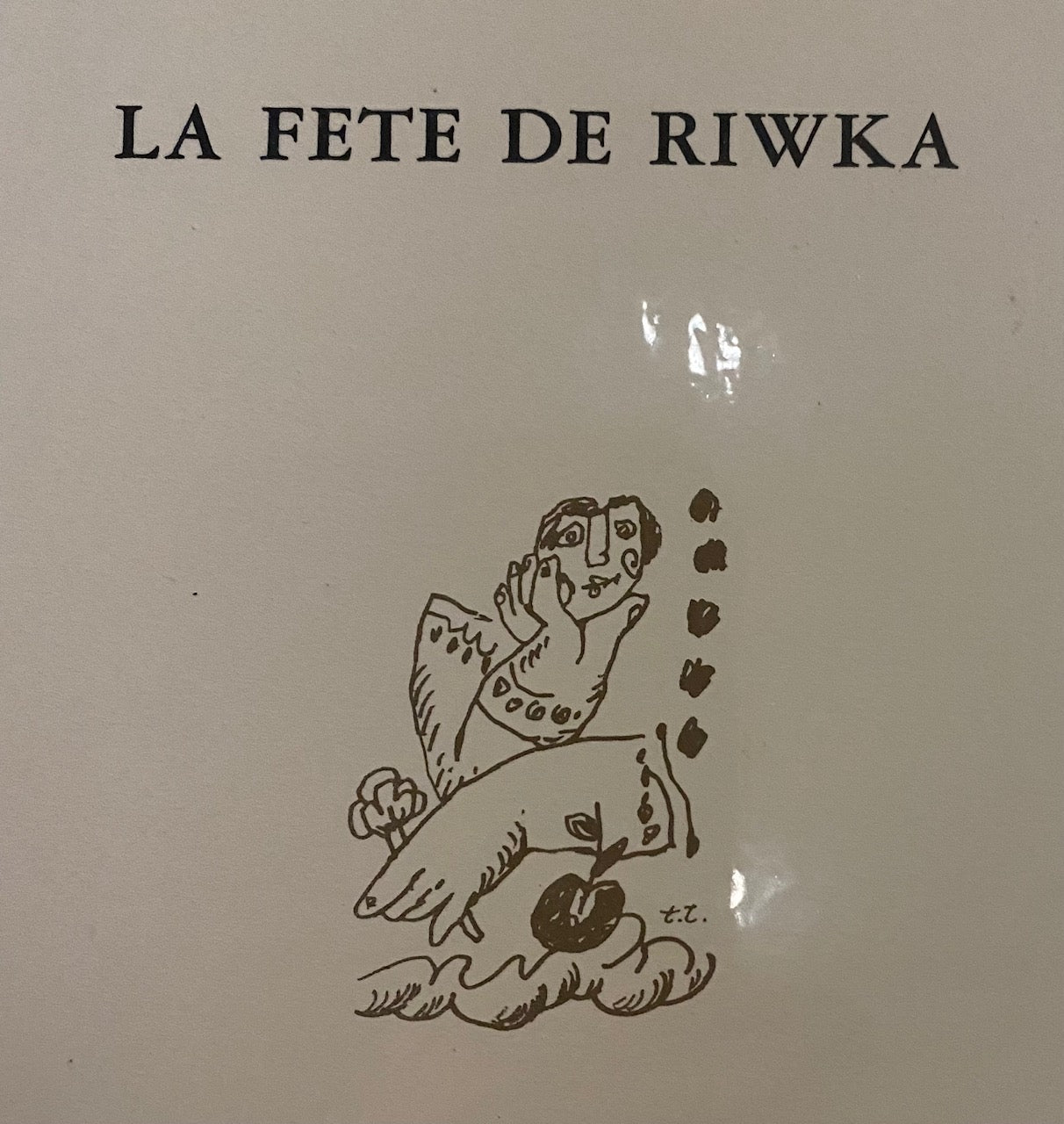Theo Tobiasse | Le temps où se reflète la vie des bommes, Iš rinkinio La fête de Riwka, 1989 | Litografija, 98/99