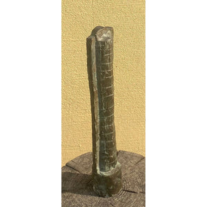 Mindaugas Šnipas | Vertical Piece, 1991 | Bronze, 26.5x5x4.5